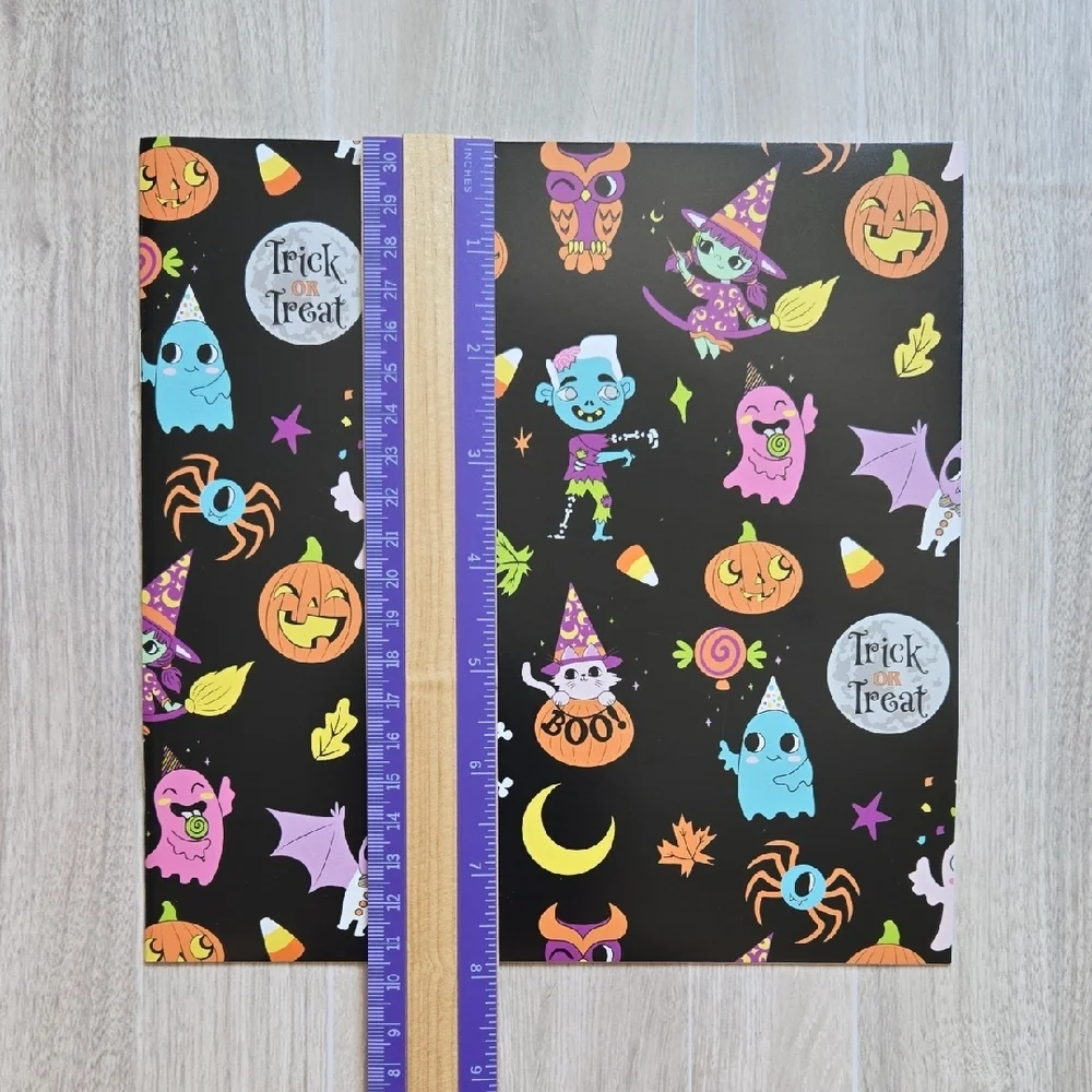 Halloween Themed Big Pads Of Paper DIY Journals Crafts Kids Party Notepad